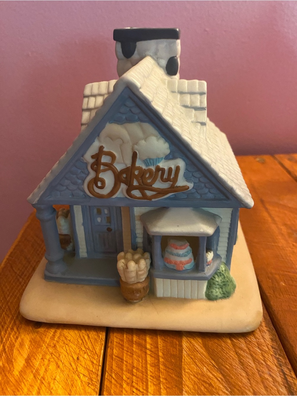 Miniature Ceramic Village Bakery Decorative Figurine